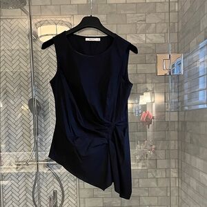 Bailey 44 Black Asymmetrical Top